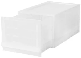Modulárny úložný box Wave Junior Mist bez koliesok 43,4 x 27,2 x 22 cm, úzky - 1 zásuvka