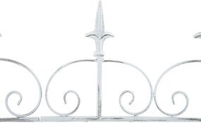 Mriežka na popínavé rastliny Mangold - 115 x 125 cm - Biela antik