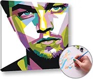 Maľovanie podľa čísel LEONARDO DICAPRIO