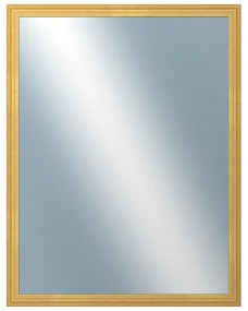 DANTIK - Zrkadlo v rámu, rozmer s rámom 70x90 cm z lišty LYON zlatá (2703)
