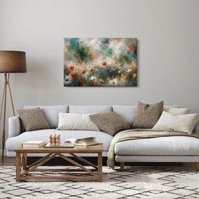 Obraz – Abstrakcia poľa s makmi (90x60 cm)