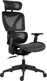 Kancelárske kreslo Ester, čierna látka%