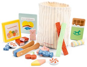 Drevená súprava - cukrovinky