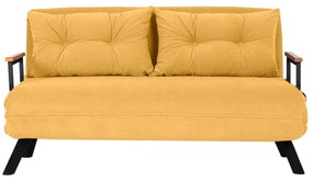 Rozkladacia pohovka Sando 2 Mustard
