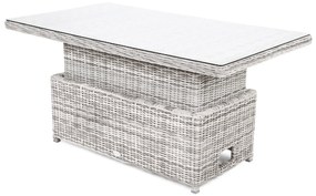 Výškovo nastaviteľný stôl SANTIAGO/BERKLEY svetlosivý