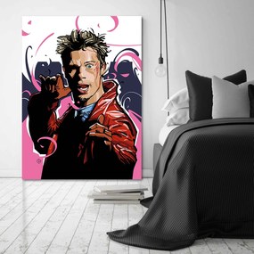 Gario Obraz na plátne Klub bitkárov, Brad Pitt - Nikita Abakumov Rozmery: 40 x 60 cm