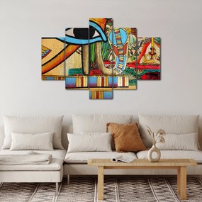 Obraz s egyptskými motívmi (150x105 cm)