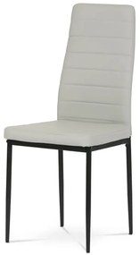 BONTEC Jedálenská stolička, šedá, ekokoža, DCL-372 GREY Farba: Šedá