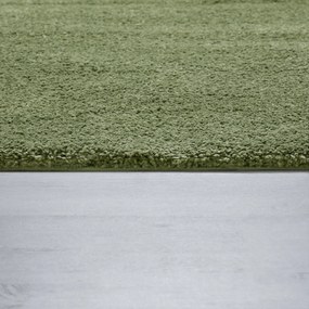 Kusový koberec Shaggy Teddy Olive, 200x290, zelená, obývacia izba, Flair Rugs