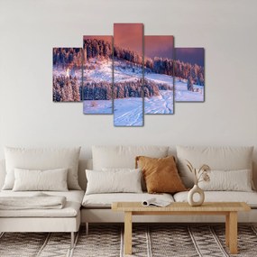Obraz zimnej krajiny (150x105 cm)