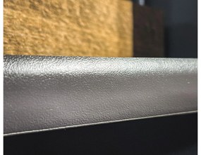 Policová skriňa Mablo (antracit + dub artisan + čierna). Akcia -20%. Vlastná spoľahlivá doprava až k Vám domov. 1097702