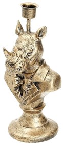 Svietnik Gold Nosorožec 23cm