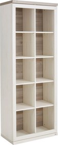XXXLutz REGÁL, sivá, biela, 80/209/43 cm Hom`in - Regály - 000003000134