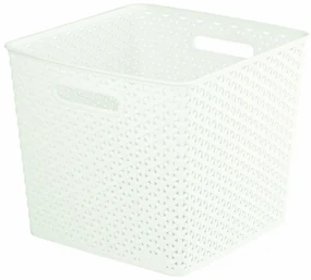 Curver čtvercový box, MY STYLE, krémová