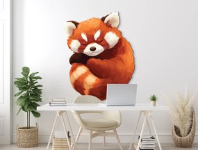 drevko |  Obraz Sdrevkoca červená panda  60 x 475 cm