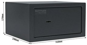 Rottner Nábytkový trezor JUPITER 2