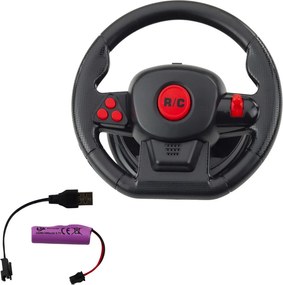 LEAN Toys Diaľkovo ovládané pretekárske auto RC s volantom, svetlami a zvukmi, mierka 1:12, strieborné