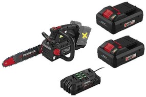 Parkside Performance®  Aku prerezávacia píla na stromy Ppaks 40-Li A1 + Smart akumulátor 20 V/4 Ah Paps 204 B1, 2 kusy + Dvojitá nabíjačka  (800010740)