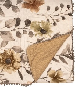 Prikrývka na posteľ a 2x obliečka na vankúš Flower Bulb - 230*250 cm / 50*70 cm