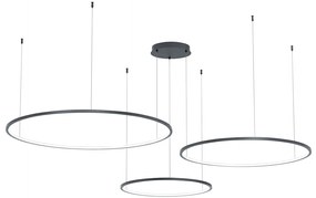 EUlight Závesné LED svietidlo Saturno, 3x LED 100w, 4000k, b