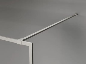 Mexen, Mexen Kioto-XF sprchová stena s rámom 80 x 202 cm, grafit 10 mm, matný nikel - 800-080-104-97-40-X