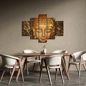 Obraz - Zlatý Budha (150x105 cm)