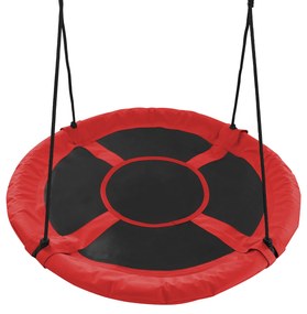 Detská hojdačka Nest 95 cm - čierna / červená