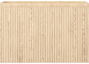 Mexen Rivel, kúpeľňová skrinka 70 cm, 1 zásuvka, drážkovaná, dub, 91A20-07047-1-BF81