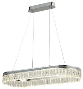 Stmievateľný LED krištáľový luster na lanku THALIA LED/50W/230V 3000-6000K + diaľkové ovládanie