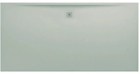LAUFEN Pro obdĺžniková sprchová vanička z materiálu Marbond, odtok na dlhšej strane, 2000 x 1000 x 36 mm, svetlá šedá, H2119570770001