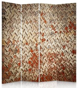 Gario Paraván Hrdzavý kov Rozmery: 145 x 170 cm, Prevedenie: Otočný paraván 360°
