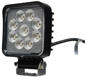 LED Bodové svietidlo pre automobil BLACK LED/36W/10-30V IP69 5700K hranatý
