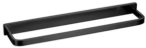 OMNIRES DA70230BL - Nástenný vešiak na uteráky DARLING 37 cm polomatná čierna