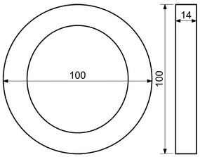 Domové číslo v „3D“ prevedení so štruktúrovaným povrchom RICHTER RN.100LV, 9, RICHTER antracit matná