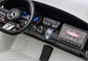 LEAN CARS Elektrické autíčko Mercedes GT63 AMG DK-GT63 24V LCD biele