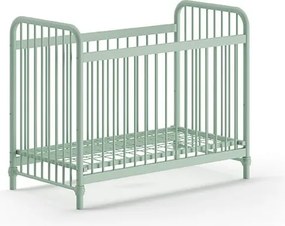 Zelená kovová postieľka 60x120 cm BRONXX – Vipack