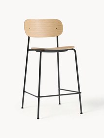 Barová stolička z kovu a dreva Co