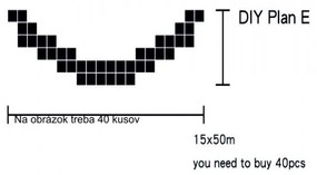 Nálepky na stenua samolepky srdce I SENTOP FA-501 FA501