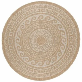Vopi Kusový koberec Comilla 0887 beige, průměr 160 cm