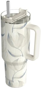 Nerezový termohrnček so slamkou Stream Cotton 1200 ml
