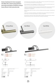Redo 01-3473 - LED Obrazové svietidlo IKON LED/16,4W/230V 61,5 cm CRI 92 mosadz