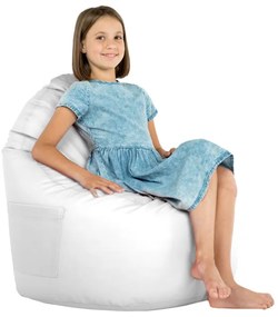 Kreslo Porto ekokoža biele