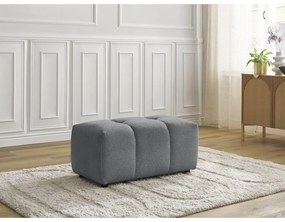 Sivá ženilková podnožka Roxelane – Bobochic Paris