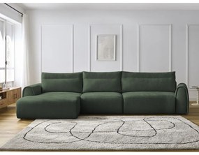 Tmavozelená rohová pohovka Aden – Bobochic Paris