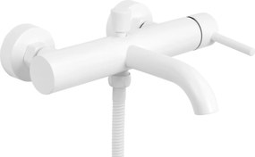 Rea Lungo, nástenná vaňová batéria s ručnou sprchovou súpravou, biela, REA-B8030