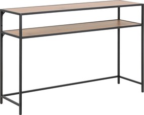 XXXLutz KONZOLOVÝ STOLÍK, čierna, divoký dub, kompozitné drevo, 120/35/79 cm - Online Only obývacie izby - 001749018678