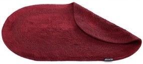 Kúpeľňový koberček Javo Cotton bordový ovál