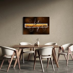 Obraz abstrakcie - Motýle (90x60 cm)