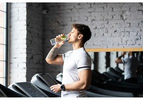 Biela sklenená fľaša 540 ml Fuori – Vialli Design