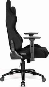 Herná ergonomická stolička HC-1013 – čierny poťah z kvalitnej textílie